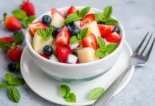 Photo of Фруктовый салат с мятой